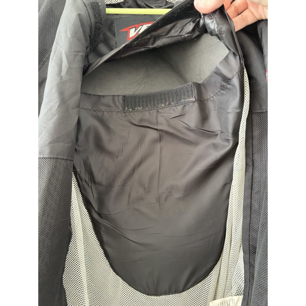 MEN'S VEGA TECH GEAR MESH MOTORCYCLE JACKET W/ PADDING SIZE XL Black - Picture 2 of 11